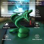 HP3DF Silk PLA Filament 1.75mm - Green 1KG