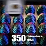 Tri-Color Rainbow Silk PLA Filament 1.75mm