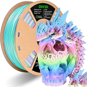 Rainbow PLA Filament 1.75mm for 3D Printing