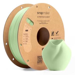 Snapmaker 1.75mm Matte PLA Filament, 2.2lbs