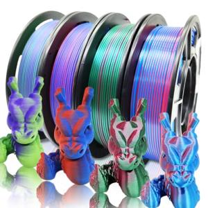 Reprapper 4-Pack Dual Color PLA Filament 1.75mm