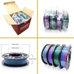 Reprapper 4-Pack Dual Color PLA Filament 1.75mm