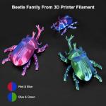 IKSYTEM Dual Color Silk PLA Filament Bundle 1.75mm