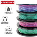 Reprapper 4-Pack Dual Color PLA Filament 1.75mm