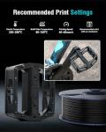 SUNLU Strong Black ABS Filament for FDM 3D Printers