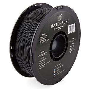 HATCHBOX ABS 3D Printer Filament, 1 kg Spool, Black