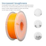 Likesilk 1.75mm ABS Orange 3D Printer Filament
