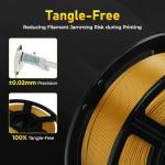 Flashforge 1.75mm Metallic Bright Gold PETG Filament