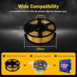 Flashforge 1.75mm Metallic Bright Gold PETG Filament