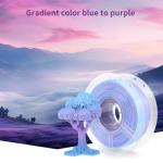 Dual Color Gradient PETG Filament 1.75mm - Blue to Purple