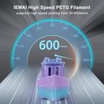 Dual Color Gradient PETG Filament 1.75mm - Blue to Purple