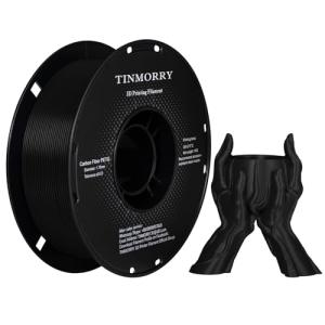 Black Carbon Fiber PETG Filament 1.75mm - 1KG