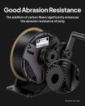 ELEGOO Black Carbon Fiber PETG Filament 1.75mm 1KG