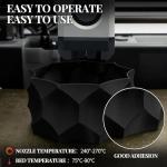 Black Carbon Fiber PETG Filament 1.75mm - 1KG