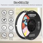 Comgrow 1.75mm PETG Filament - White, 2lbs
