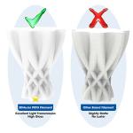 3DHoJor 1.75mm White PETG Filament, 1kg Spool