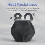 Black Carbon Fiber PETG Filament 1.75mm, 1kg