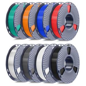 SUNLU 1.75mm PETG Filament Bundle - 8 Colors