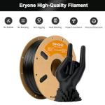 ERYONE Carbon Fiber PETG Filament 1.75mm, Black