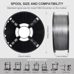 JAREES 1.75mm Chrome Metallic PETG Filament 1kg