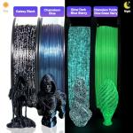 YOUSU Glow-in-the-Dark PETG 3D Printer Filament Bundle