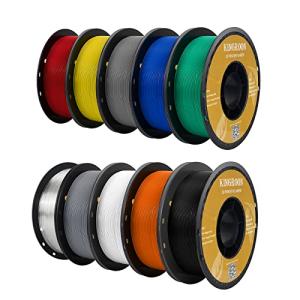 Kingroon 10-Pack PETG Filament - 1.75mm Colors