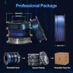YOUSU Glow-in-the-Dark PETG 3D Printer Filament Bundle