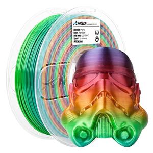 AMOLEN Rainbow Gradient PETG 3D Printer Filament