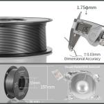 TINMORRY Metallic PETG Filament 1.75mm - 1KG