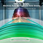 AMOLEN Rainbow Gradient PETG 3D Printer Filament