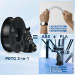 ISANMATE 1.75mm PETG Filament Black 1KG