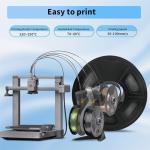 ISANMATE 1.75mm PETG Filament Black 1KG