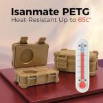 ISANMATE 1.75mm PETG Filament Black 1KG