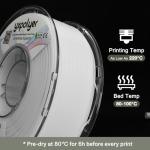 YXPOLYER Nylon 3D Printer Filament 1.75mm White