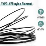 50g Black Nylon Filament 1.75mm for 3D Printing