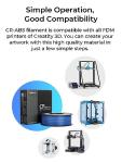 Creality 1.75mm ABS Filament - Odorless Black 1kg