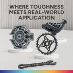 OVERTURE 1.75mm ABS Filament - 1kg Black Spool