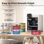 ISANMATE 1.75mm PETG Filament Black 1KG