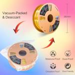 Tri-Color Rainbow Silk PLA Filament 1.75mm