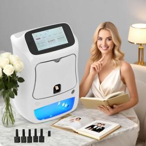 dosiwlatever Nail Art Printer Machine 4800dpi with Custom Photo Printing - 3000+ Built-in Patterns, Automatic Nail Printer, Fast 30 Seconds Printing, UV Curing /5-inch Touch Screen, Beginner-Friendly