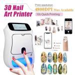 dosiwlatever Nail Art Printer Machine 4800dpi with Custom Photo Printing - 3000+ Built-in Patterns, Automatic Nail Printer, Fast 30 Seconds Printing, UV Curing /5-inch Touch Screen, Beginner-Friendly