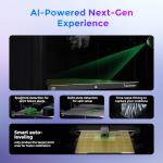 Creality Official K2 Combo(A) 3D Printer, Multi-Color Printing with CFS, 600mm/s High-Speed, AI Cameras, Full Auto-Leveling, Dual Z-Axis, 260x260x260mm Build Volume