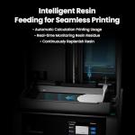 UniFormation GK3 (T) Resin 3D Printer 16K High Resolution LCD with COB Light Source Smart Heating System & Smart Feeding System & App Control Easy Printing 8.3 x 4.7 x 9.5inch Large Build Volume