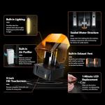 Phrozen Sonic Mighty Revo 16K LCD Resin 3D Printer, 10.1" Mono LCD, Ultra-High Resolution 14×19µm, Build Volume 211.68×118.37×235mm, One-Touch Calibration, Smart Failure Detection, App Control