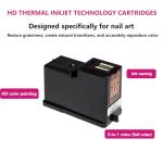 dosiwlatever Nail Art Printer Machine 4800dpi with Custom Photo Printing - 3000+ Built-in Patterns, Automatic Nail Printer, Fast 30 Seconds Printing, UV Curing /5-inch Touch Screen, Beginner-Friendly