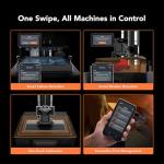 Phrozen Sonic Mighty Revo 16K LCD Resin 3D Printer, 10.1" Mono LCD, Ultra-High Resolution 14×19µm, Build Volume 211.68×118.37×235mm, One-Touch Calibration, Smart Failure Detection, App Control