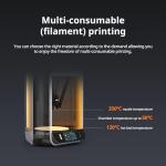 FLSUN S1 3D Printer,1200mm/s Max High-Speed FDM 3D Printers, 350°C Direct Extruder with Real-time Intelligent Monitoring, Stable Delta Structure,Fully Auto Leveling, Works Right Out of Box