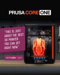 Original Prusa CORE One, Ready-to-use 3D Printer, Assembled and Tested, Removable Print Sheets, 1kg Prusament PLA Spool Included, Print Size 9.8 x 8.6 x 10.6 in