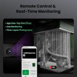 Uniformation 16K Resin 3D Printer, 120mm/h High-Speed Stable Printing for Smart Auto Heating & Auto Feed System Ideal for Detailed Models,Model:GK3 (T)