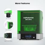 UniFormation GK3 Ultra Large Resin 3D Printer 13.5-Inch 16K UHD Mono LCD Screen 3D Resin Printer 11.8x6.3x11.8inch Big Build Volume with Smart Auto-Detected Heating System & Auto Resin Feeding System